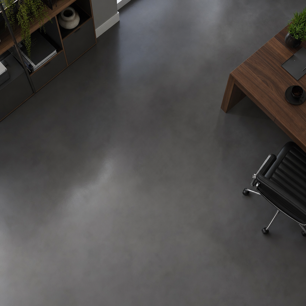 Seamless grey epoxy coating