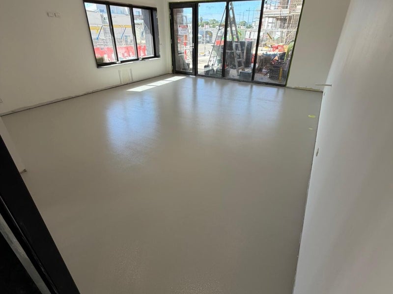 Same floor after epoxy coating